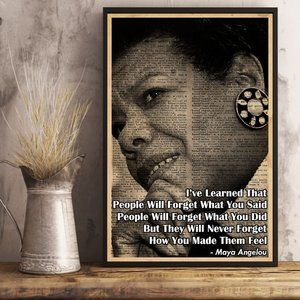 Maya Angelou Quotes Dictionary Prints Page